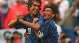 Gabriel Batistuta se despide de Maradona: "Llorando por vos... querido Diego" - FOTO