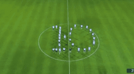 River Plate vs Rosario: jugadores formaron un 10 en emotivo homenaje a Diego Maradona - VIDEO