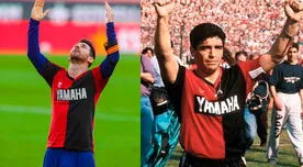Lionel Messi homenajeó a Maradona con la camiseta de Newell's – VIDEO