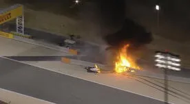 Fórmula 1: Carro de Grosjean terminó en llamas tras brutal accidente - VIDEO