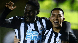 Rodrigo Vilca y su impresionante ‘look’ tras marcar con la Sub 23 del Newcastle – FOTO