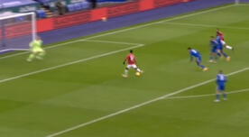Leicester City vs. Manchester United: Marcus Rashford anota el 1-0 con una sutil definición - Video