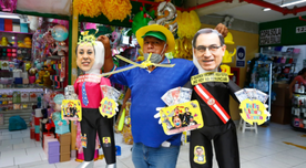 Piñatas de Vizcarra, Merino, Richard Swing y otras personalidades predominan en venta para despedir el 2020