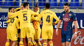 Barcelona ganó 1-0 al Huesca y escaló al quinto lugar de LaLiga