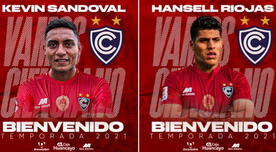 Se siguen armando: Cienciano anunció los fichajes de Kevin Sandoval y Hansell Riojas