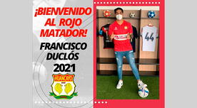 Sport Huancayo hizo oficial el fichaje de Francisco Duclós 