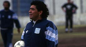 Un día como hoy Diego Maradona debutó como técnico de Racing Club