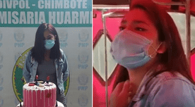 Cumpleañera intervenida en Áncash denunciará a la PNP tras viralizarse con su torta - Video