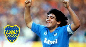Con foto de Diego Maradona: el mensaje de Napoli a Boca tras coronarse en Argentina