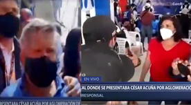 PNP intervino local donde se presentaba César Acuña por aglomeración de personas – VIDEO