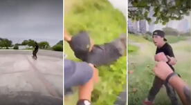 Casi se va al abismo: joven se salva de morir en Costa Verde tras realizar maniobra en skate - VIDEO