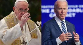 Papa Francisco pide a Joe Biden fomentar la Paz en Estados Unidos y el mundo