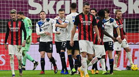Atalanta goleó 3-0 al Milan que se mantiene como líder de la Serie A-RESUMEN 