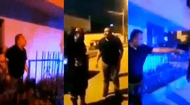 Denuncian a extranjero por humillar e intentar escupir a serenos en Carabayllo - VIDEO