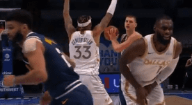 NBA: jugador de Denver Nuggets recibió alta multa económica por golpear en los genitales a rival