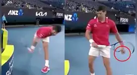 Djokovic libera su furia rompiendo su raqueta en la ATP Cup - VIDEO