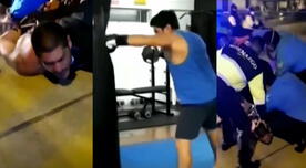 Luchador de Muay Thai roba patrullero en Miraflores y pide a su mamá que lo siga
