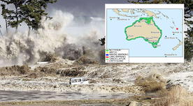 Confirman tsunami en el Pacífico Sur tras terremoto de 7,7 grados