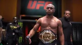 UFC 258: Usman derrotó por nocaut técnico a Burns y sigue como campeón wélter