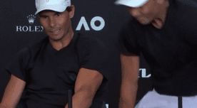 Rafael Nadal abandonó conferencia por calambre: "Después de los memes que hubo en New York, salí pitando"