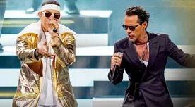 Salsa y reggaetón: Marc Anthony y Daddy Yankee cantaron juntos en Premio Lo Nuestro 2021 - VIDEO