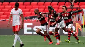 Flamengo venció 2-1 a Internacional y acaricia el bicampeonato en el Brasileirao