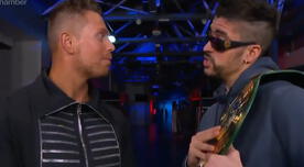 WWE: The Miz y Bad Bunny intercambiaron golpes en Elimination Chamber - VIDEO