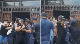 Comensales salieron a empujones de cevichería para evitar ser intervenidos en plena cuarentena - Video 
