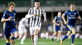 Juventus dejó escapar dos puntos: empató 1-1 con Verona con gol de Cristiano Ronaldo