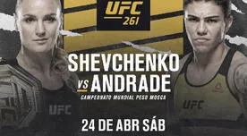 Valentina Shevchenko defenderá su título ante Jessica Andrade en UFC 261