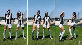 Cindy Novoa y Xiomara Canales la 'rompen' en TikTok bailando con uniforme de Alianza Lima - VIDEO