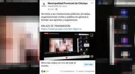 Chiclayo: filtran video pornográfico durante audiencia pública transmitida vía Facebook