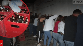 Personas que celebraban fiesta COVID con orquesta, luces y cajas de cerveza fueron detenidas - Video
