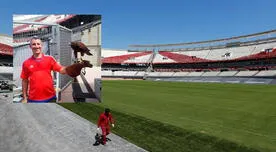 River Plate adquirió dos gavilanes para cuidar campo de juego del Estadio Monumental