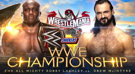 WWE: Bobby Lashley enfrentará a Drew Mclntyre por el título mundial en WrestleMania 37