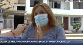 Congreso: candidata postula por Pasco, pero nunca ha visitado la región – VIDEO