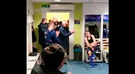 José Mourinho acudió a vestuarios del Dinamo Zagreb para aplaudir a los jugadores - VIDEO