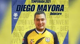 Chavelines presentó a Diego Mayora como su nuevo jugador para la Liga 2