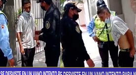 Surco: ladrón se quita la ropa en la calle para demostrar que no robó nada