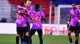 PSG venció 4-2 al Lyon con doblete de Kylian Mbappé por Liga 1