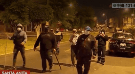 Santa Anita: vecinos realizan rondas nocturnas provistos de palos para erradicar a delincuentes - Video 