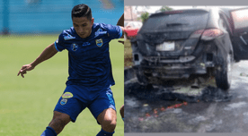 Indignante: vehículo de futbolista Josimar Vargas fue quemado en plena calle – VIDEO