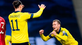 Con asistencia de Zlatan: Suecia ganó 1-0 a Georgia en inicio de Eliminatorias Qatar 2022