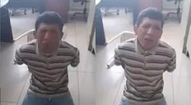 Ladrón suplica de rodillas a serenos de Comas para evitar ir preso: "Tengo una abuelita"