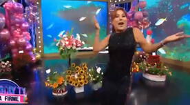 Al ritmo de Estoy Soltera, Magaly Medina celebró su cumpleaños en set de televisión - VIDEO