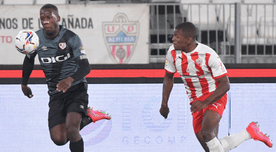 Con Luis Advíncula: Rayo Vallecano venció 1-0 al Almería y se mantiene en puestos de Play-offs
