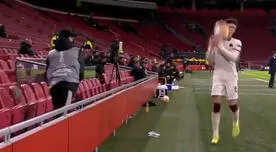 Roma vs Ajax: jugador italiano fue agredido por el recogepelotas - VIDEO