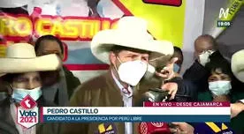 Elecciones 2021: reacción de Pedro Castillo tras resultado del flash electoral que lo pone en primer lugar