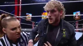WrestleMania 37 Kewin Owens le aplicó una 'stunner' al youtuber Logan Paul - VIDEO