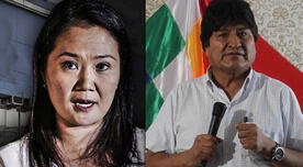 Keiko Fujimori a Evo Morales: "Fuera del Perú, no se meta en mi país"